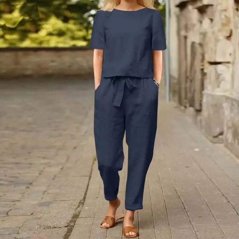 Ensemble Chic et Confortable pour la Saison Printemps/Été