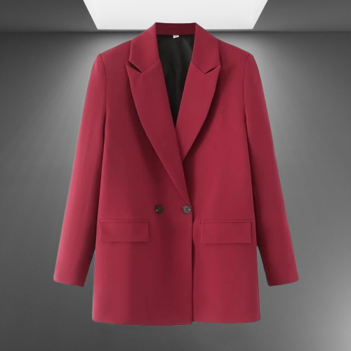 Blazer Classique à Double Boutonnage pour Femmes - Parfait pour un Look Professionnel