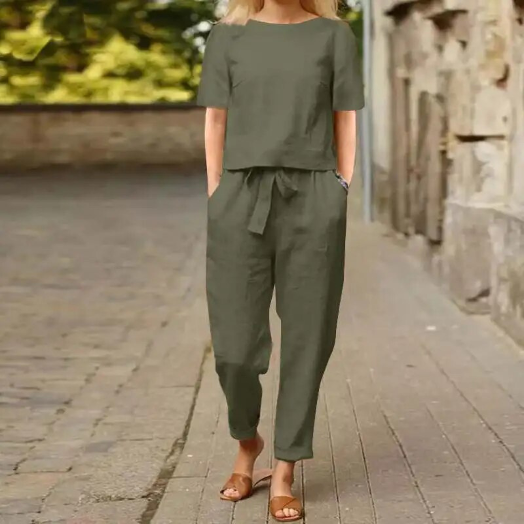 Ensemble Chic et Confortable pour la Saison Printemps/Été
