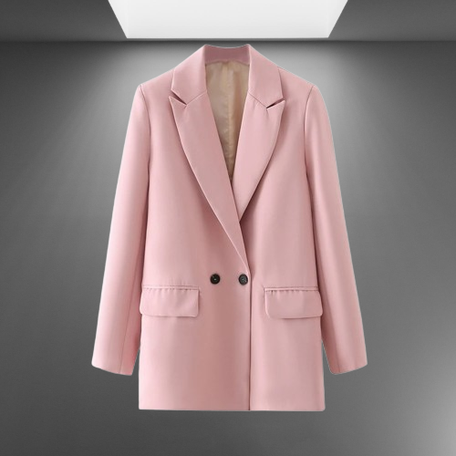 Blazer Classique à Double Boutonnage pour Femmes - Parfait pour un Look Professionnel