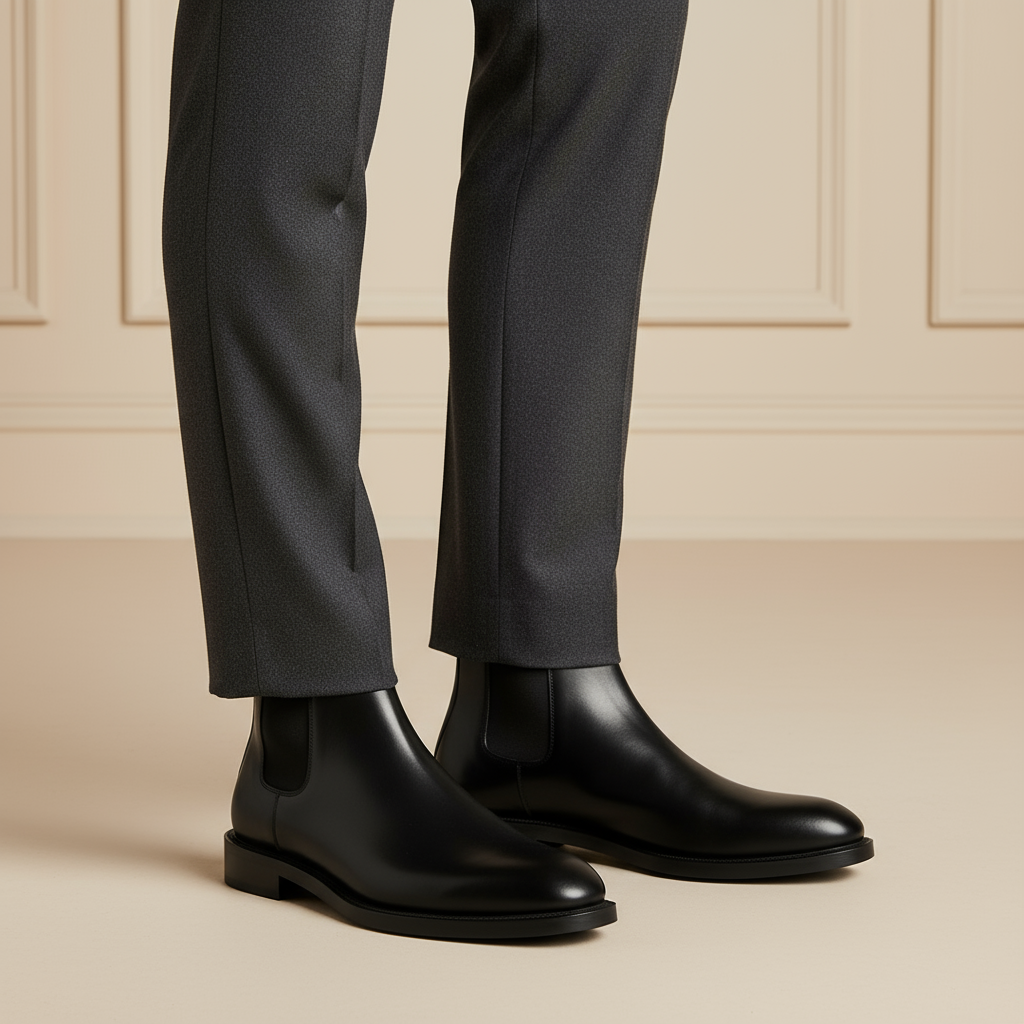 Bottes Chelsea en Suède pour Hommes | Design Premium à Enfiler pour un Style Élégant et Polyvalent