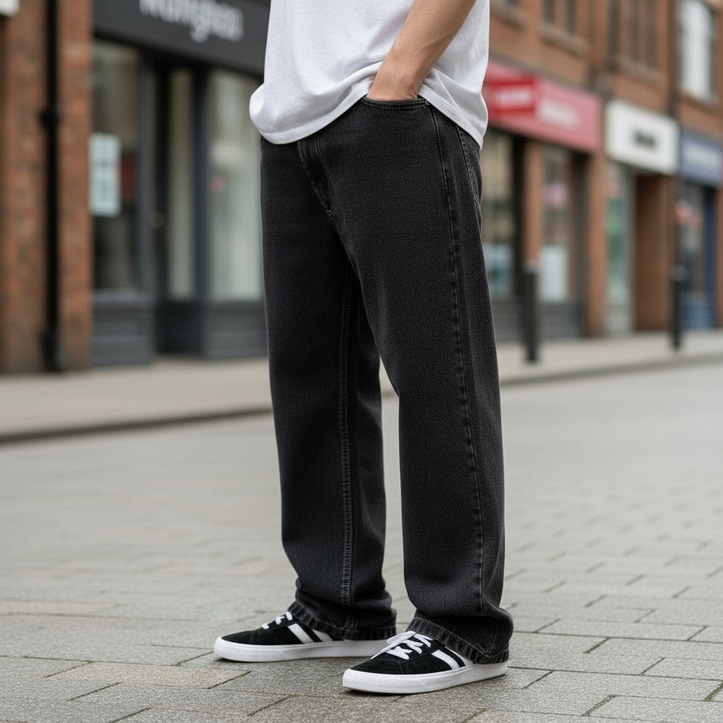 Jeans en Denim Oversize pour Hommes | Style Urbain