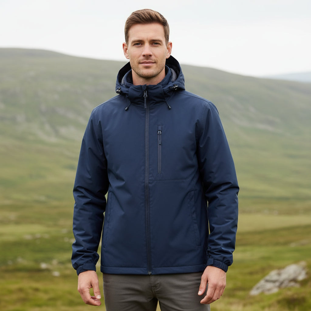 Veste Imperméable pour Hommes | Doublure en Polaire et Ajustement Personnalisable