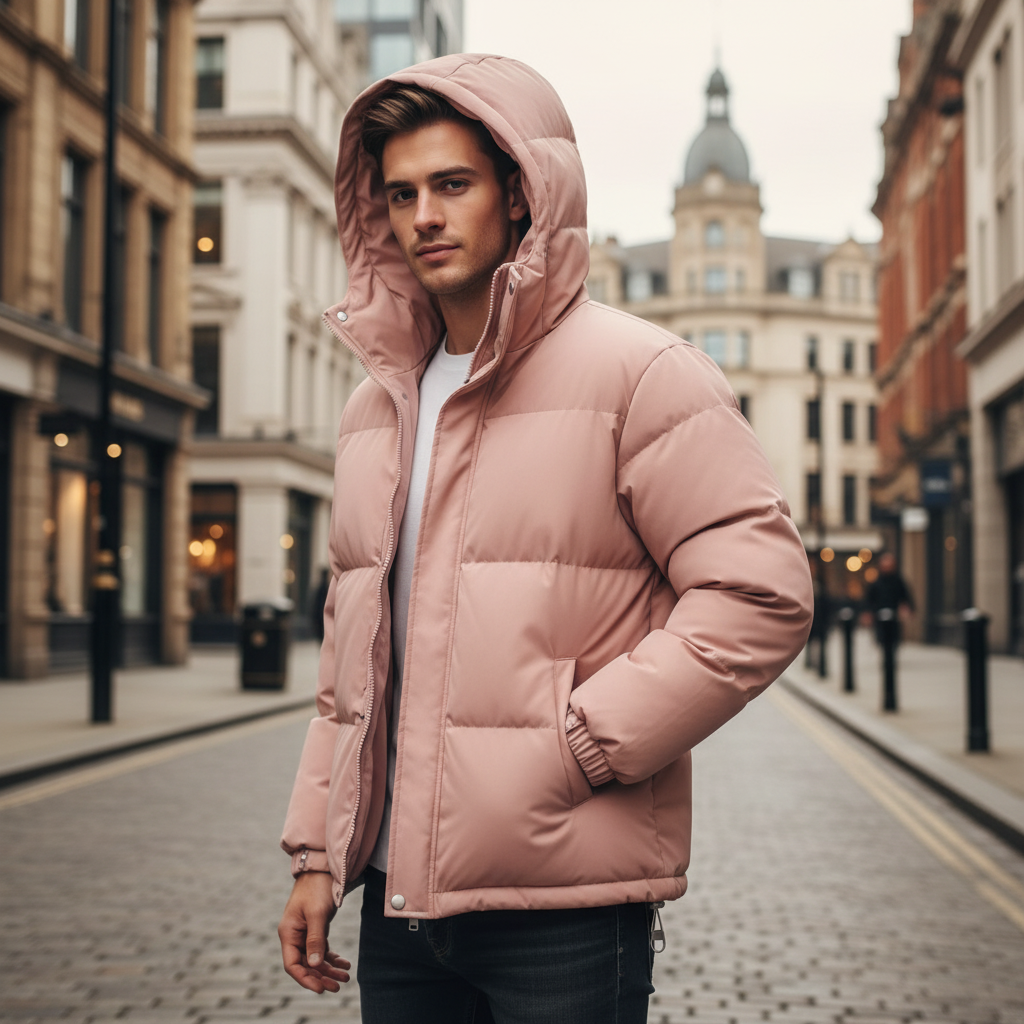 Veste Puffer Isolante pour Homme avec Capuche – Parfaite pour les Aventures Hivernales