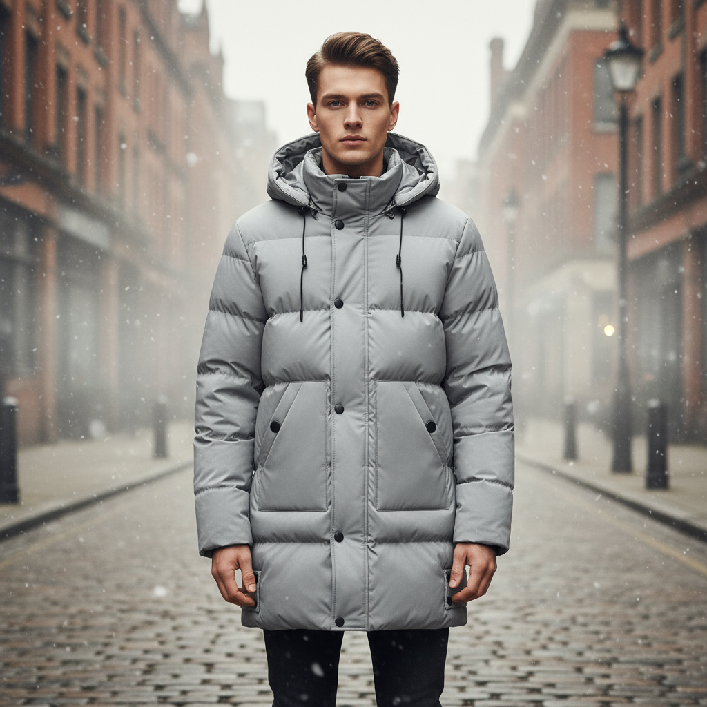 Veste Puffer Longue pour Hommes | Isolation Rembourrée, Design Moderne