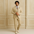 Costume 3 Pièces Slim Fit pour Hommes | Élégance Classique pour Mariages et Événements Formels