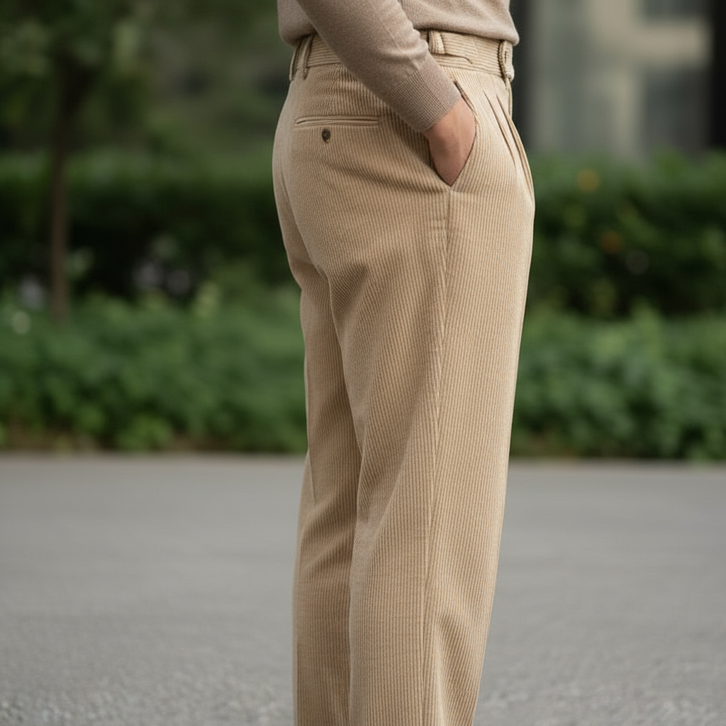 Pantalons Vintage en Velours Côtelé pour Hommes | Style Classique