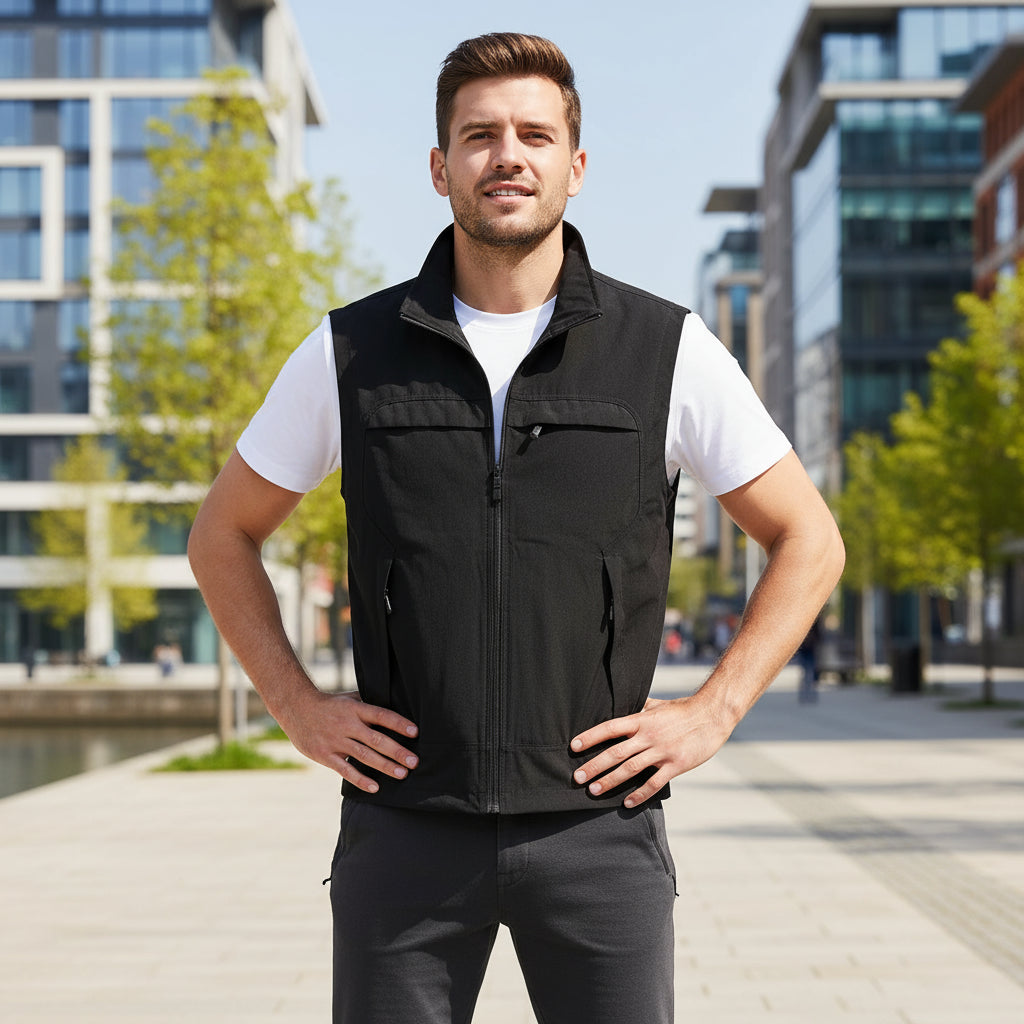 Veste Sans Manches pour Hommes | Tissu à Séchage Rapide et Respirant