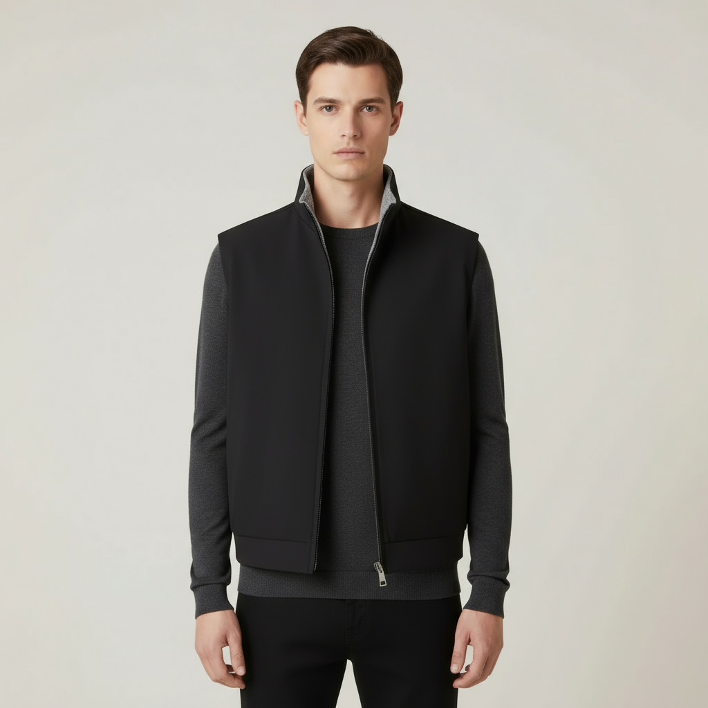 Veste Réversible pour Hommes | Tissu Léger et Style Moderne
