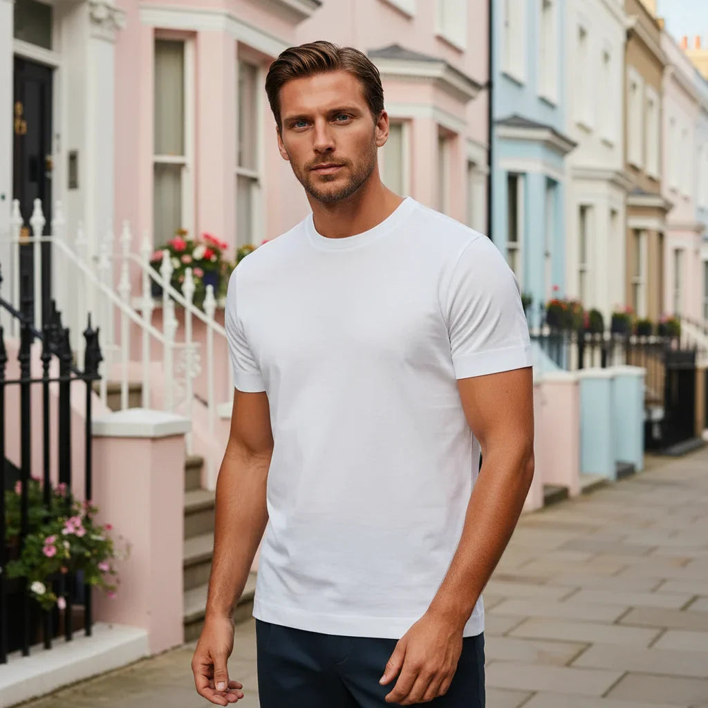 T-shirt homme en coton Supima | Coupe classique