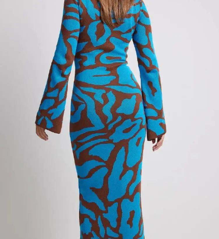 Stacey - Élégante Robe Maxi à Imprimé Floral