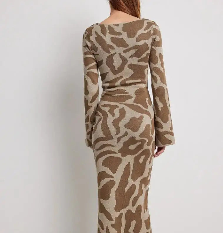 Stacey - Élégante Robe Maxi à Imprimé Floral