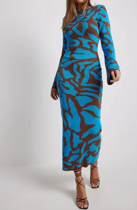 Stacey - Élégante Robe Maxi à Imprimé Floral