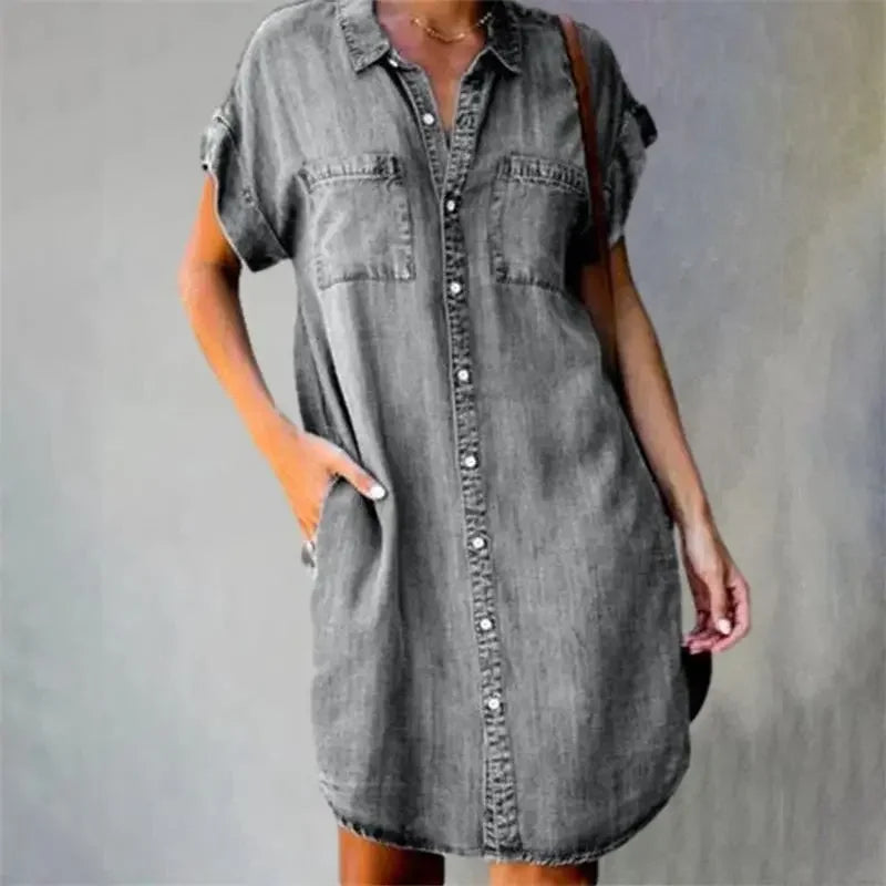 Robe en Denim 'Dagen' - Édition Brise d'Été