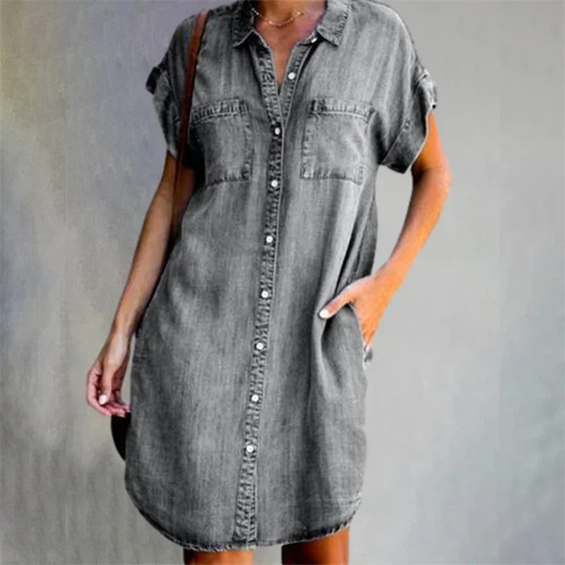 Robe en Denim 'Dagen' - Édition Brise d'Été