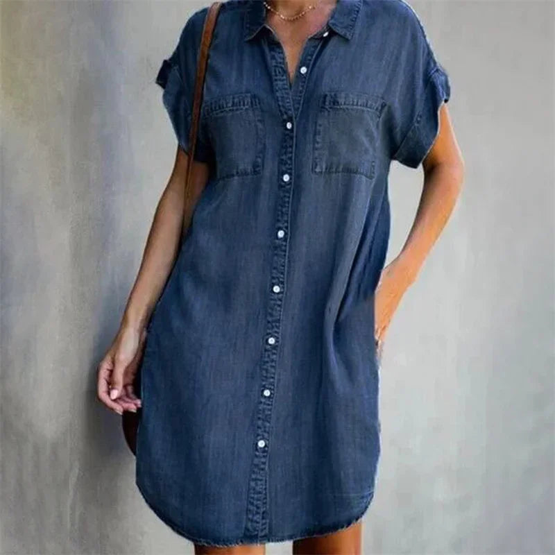 Robe en Denim 'Dagen' - Édition Brise d'Été
