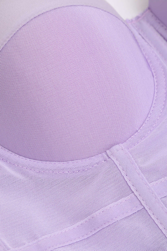 Chic Bustier en Dentelle avec Armatures