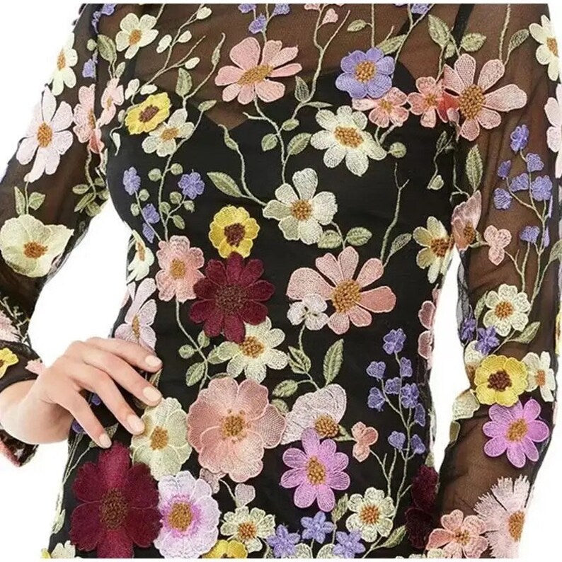 Unique Artisan Floral Robe