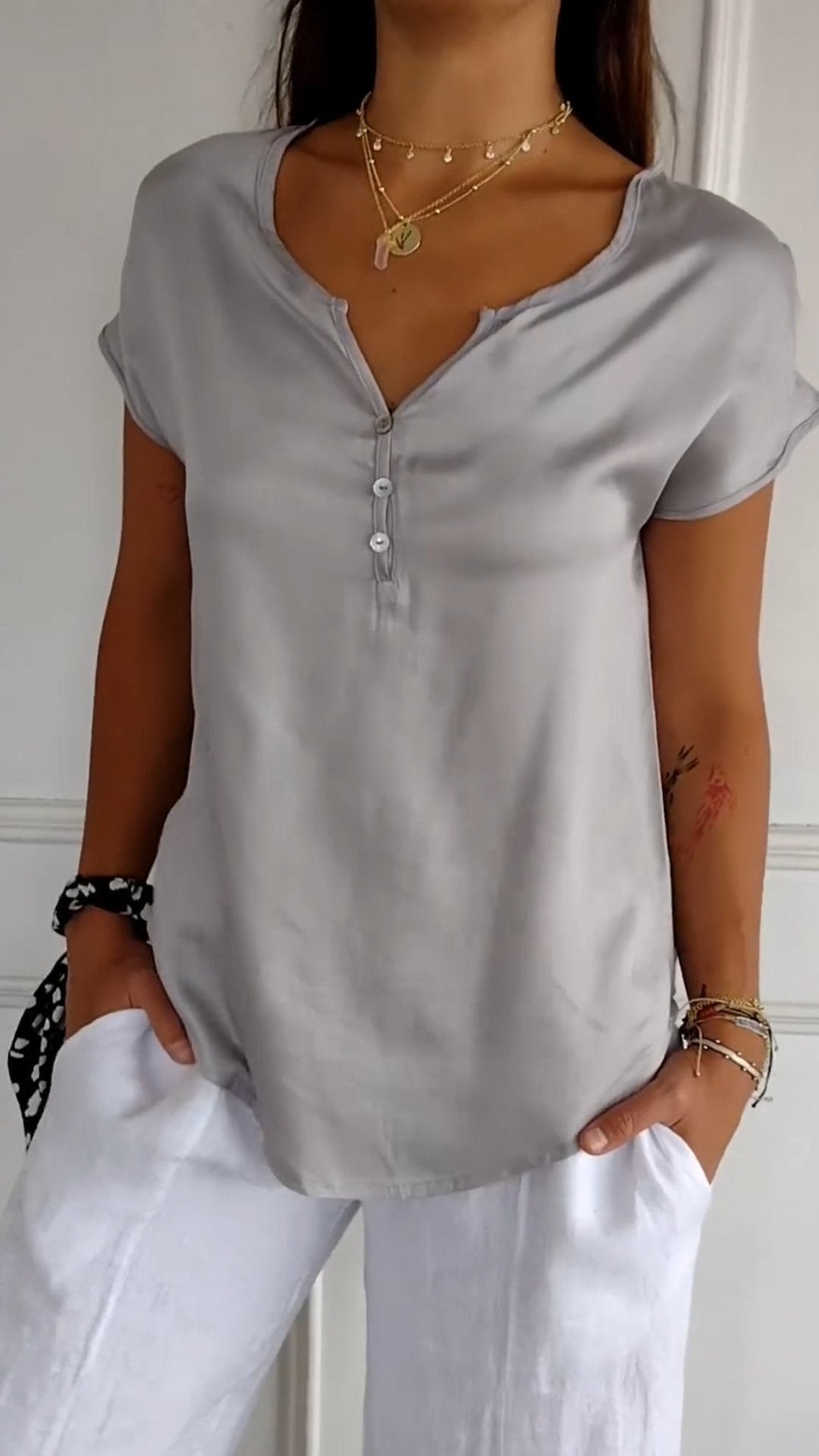 Comfortable V-Neck T-Shirt
