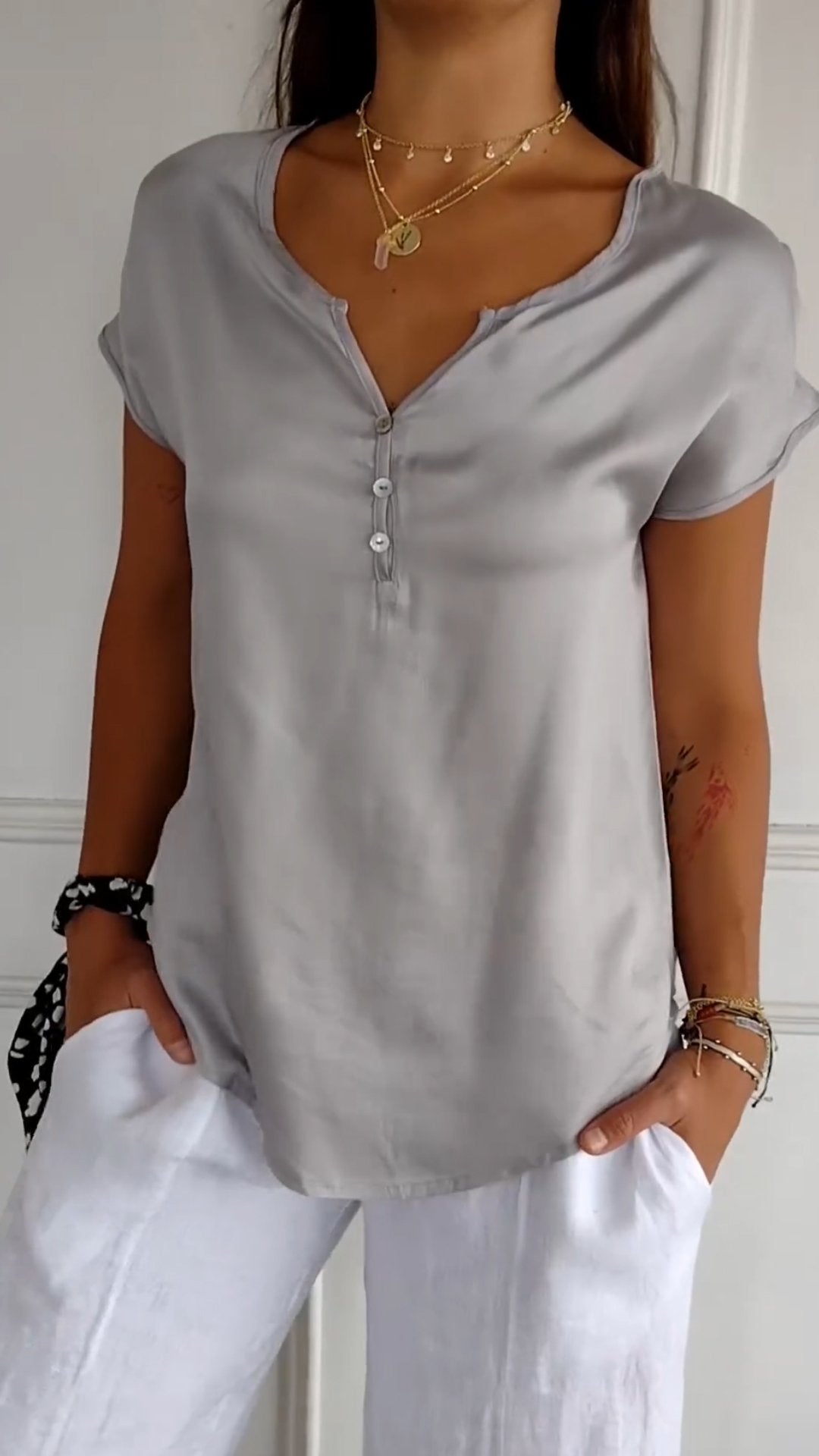 Comfortable V-Neck T-Shirt