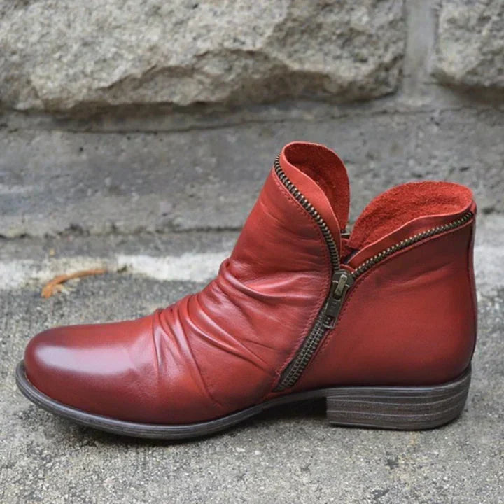 Bottes pour femmes avec fermeture éclair