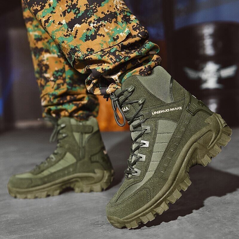 Bottes Militaires Élégantes pour l'Hiver