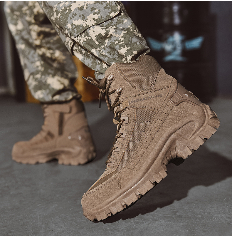 Bottes Militaires Élégantes pour l'Hiver