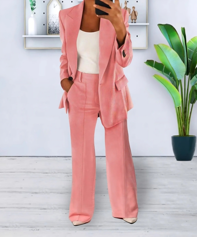 Blazer et Pantalon Ample Coordonnés