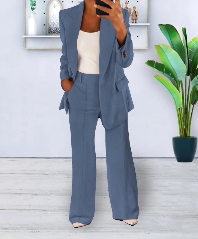 Blazer et Pantalon Ample Coordonnés